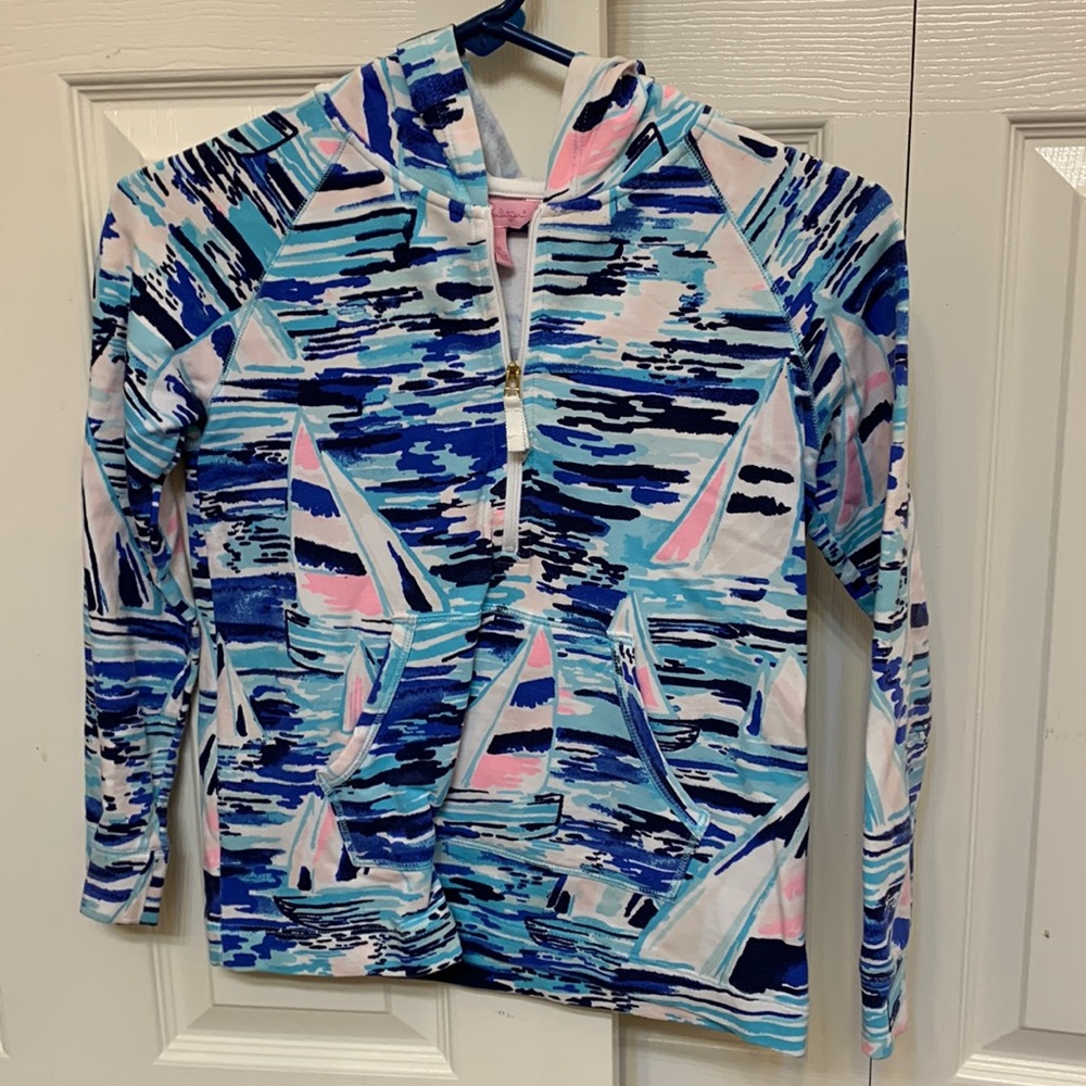 Girls Lilly Pulitzer Popover hooded L